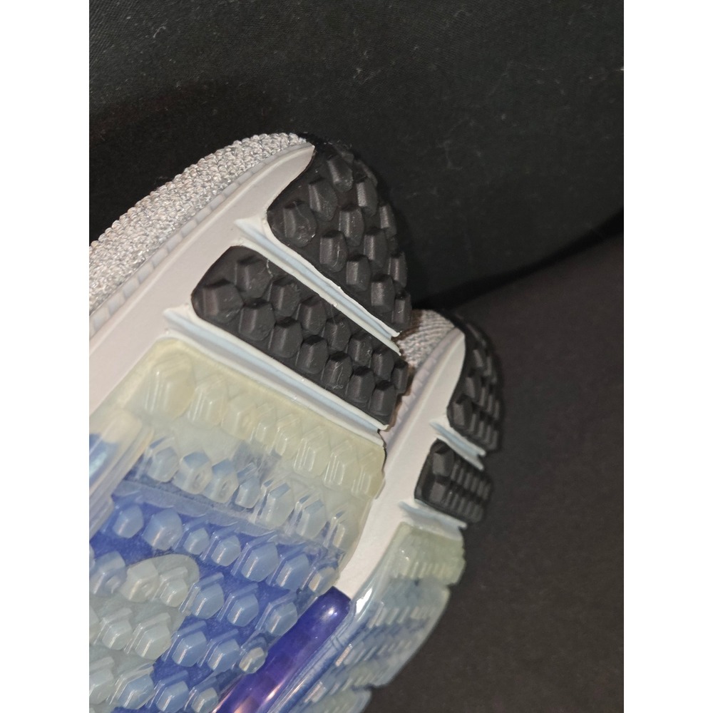 Nike Zoom All Out Flyknit Women Running Shoes Neon Yellow Gray Mid Top Athletic - Picture 12 of 12